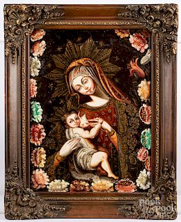 Spanish colonial Madonna and child