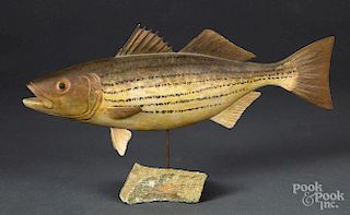 Ellen Macaleb carved and painted fish