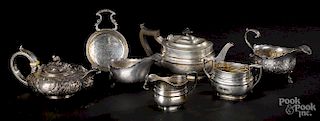 English silver teawares
