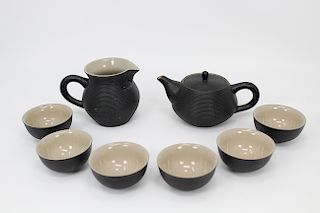 Signed, 8 Piece Chinese Porcelain Tea Set