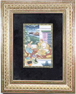 Fine Antique Mughal Painting, India