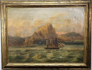 European School, 19th C. Nautical Painting
