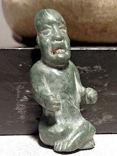 20th C. Olmec STYLE Seated Figure