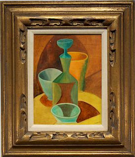 Signed, American Modernist Still Life Painting
