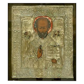 Russian Icon, St. Nicholas of Myra