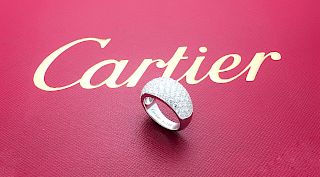 Cartier Etincelle de Cartier 18k  & Diamond Ring Size