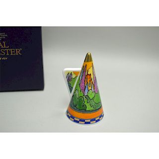 ROYAL WORCESTER PORCELAIN CASTLES IN THE AIR CANDLE SNUFFER