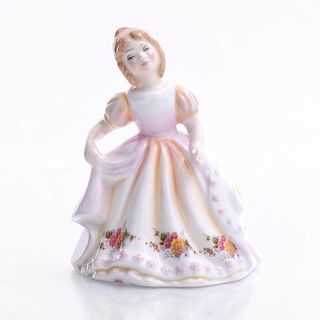 ROYAL DOULTON PROTOTYPE FIGURINE, GIRL IN FLORAL DRESS