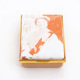 HALCYON DAYS, THE QUEEN MOTHER TRINKET BOX