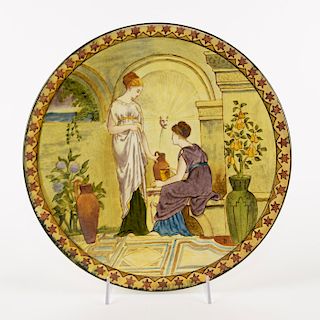 DOULTON LAMBETH AESTHETIC MOVEMENT CHARGER PLATE