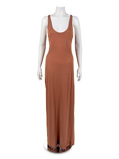 Halston Silk Jersey Dress, 1970s