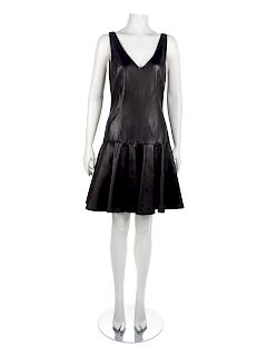 Ralph Lauren Leather Dress, 2000s