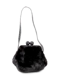 Nancy Gonzalez Fur & Leather Bag