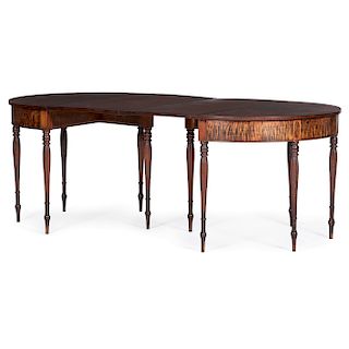 American Sheraton Inlaid Banquet Table