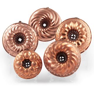 Early Dovetailed Copper Molds