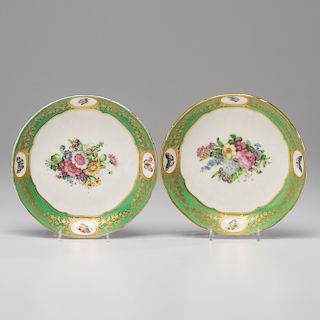 Sevres Hand-Painted Bowls