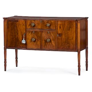 Federal Period Sheraton Sideboard Attributed to William Hook (Salem, Massachusetts) 