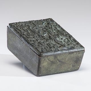 E.T. Hurley Bronze Seahorse Box