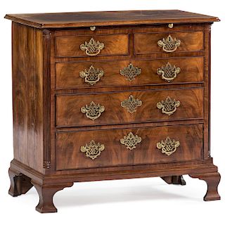 English Mahogany Chippendale-style Chest of Drawers