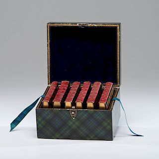 Tartan Ware Boxed Set of Sir Walter Scott Poetry