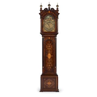 Marquetry Tall Case Clock