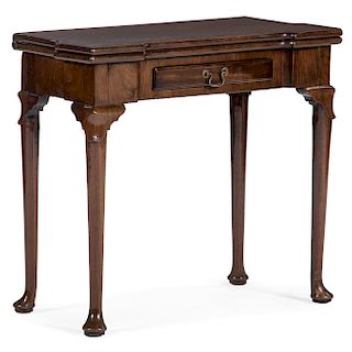 George III Block Front Game Table