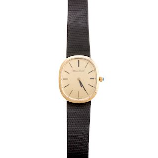 A Gent's 14K Lucien Piccard Wrist Watch