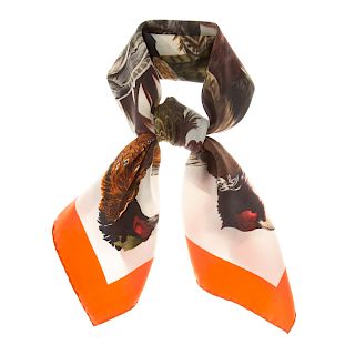 A Hermes “Belle Chasse” Scarf 90
