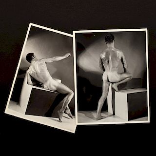 2 Large Bruce Bellas Nude Male Physique Photos