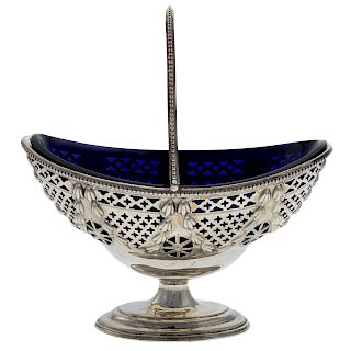 Beautiful Edward VII Silver Sugar Basket