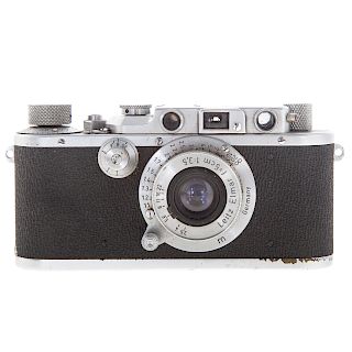 Leica II Camera With Leitz Elmar Lens