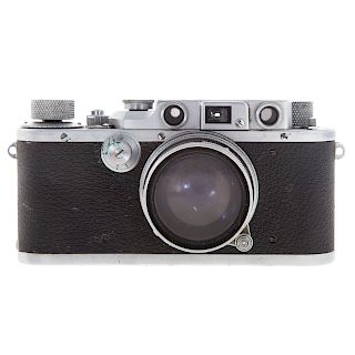 Leica III B Camera With German Lens