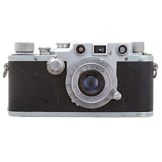 Leica III C Camera, Lens and Carrying Case
