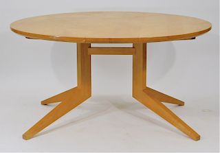 Contemporary RISD Design Tiger Maple Dining Table