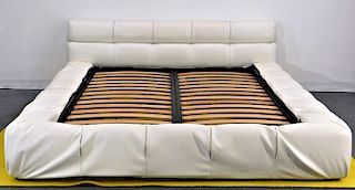 B and B Italia Maxalto White Tufty Bed