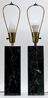 PR MCM Modernist Vermont Marble Co. Lamps