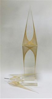 2 Ronald Fox Contemporary String Sculptures