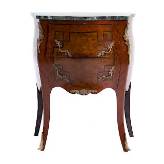 Louis XV Style Parquetry Inlaid Side Cabinet