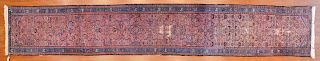Semi-Antique Lilehan Runner, Persia, 2.9 x 16.8