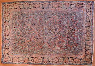 Semi-Antique Sarouk Carpet, Persia, 10.7 x 15.2