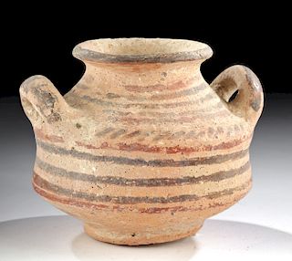 Mycenaean Polychrome Jar w/ Handles