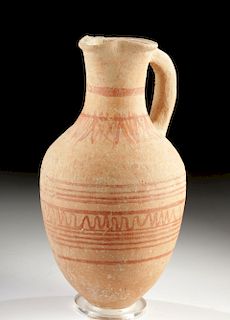 Canaanite Holy Land Pottery Trefoil Jug
