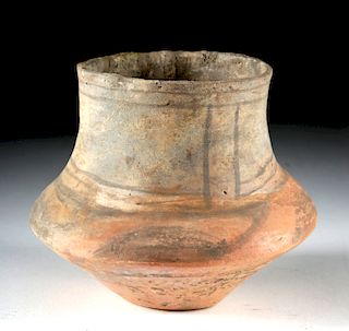 European Neolithic Pottery Vase w/ Linear Motifs