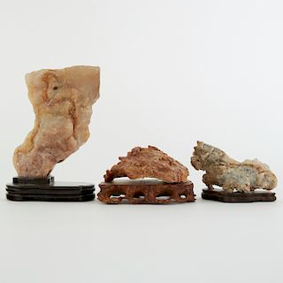 Grp: 3 Small Chinese Scholar's Rocks