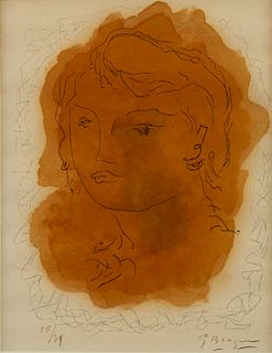 Georges Braque "Tete de Jeune Fille"