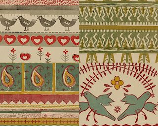 WPA Milwaukee Handicraft Project Blockprinted Textiles Folio Vol 6