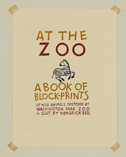 WPA Milwaukee Handicraft Project Book Design Portfolio "At the Zoo"