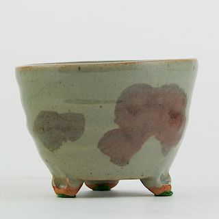 Warren MacKenzie Studio Pottery Tripod Bowl Marked