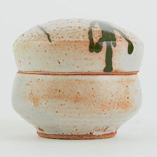 Warren MacKenzie Studio Pottery Lidded Rice Bowl Marked
