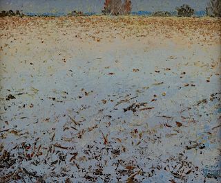 Gary E. Smith "Winter Day" Oil on Canvas